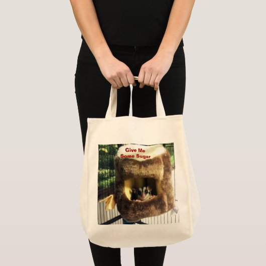Tote Bag Sugar Glider in Furry Tree Truck Hanging Bed (Devant (produit))