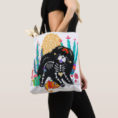 Tote Bag SUGARSKULL NIRVANA Chow Jour des morts (De près)