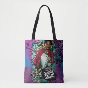 Tote Bag Suicide Squad Amanda Waller Character Graffiti