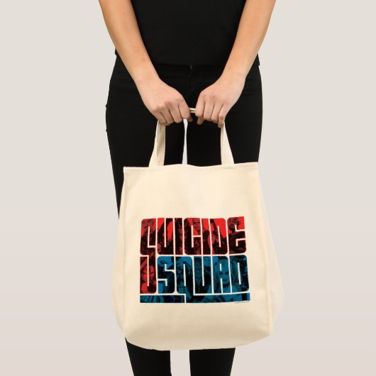 Tote Bag Suicide Squad | et logo bleu (Devant (produit))