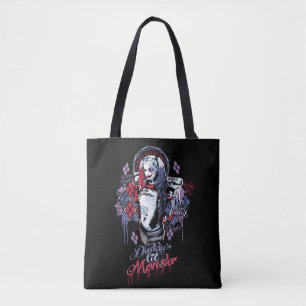 Tote Bag Suicide Squad   Harley Quinn Inked Graffiti