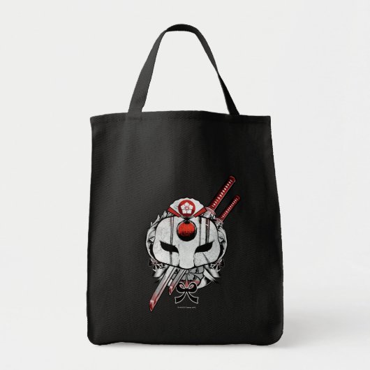 Tote Bag Suicide Squad | Katana Mask & Swords Tattoo Art (Devant)