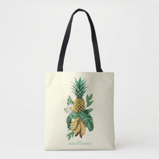 Tote Bag Suite ananas au White Lotus (Devant)