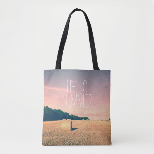 Tote Bag Summer Bliss dans la campagne anglaise (Devant)