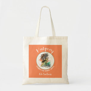 Tote Bag Summer Family Vacation Orange