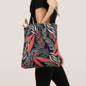 Tote Bag Summer seamless tropical pattern with bright yello (De près)