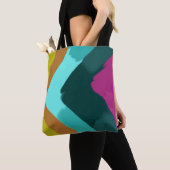 Tote Bag Summer Splash Colorful Abstract Art  (De près)