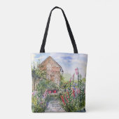 Tote Bag Summer Wildflower English Garden in York (Dos)