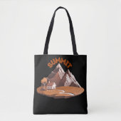 Tote Bag ​Summit Mountain Adventure Nature Lover Drawstring (Devant)