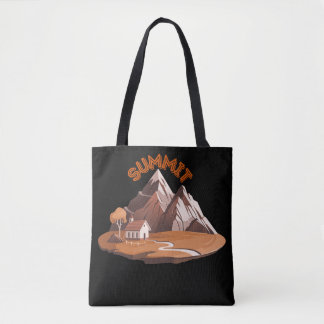 Tote Bag ​Summit Mountain Adventure Nature Lover Drawstring