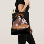 Tote Bag ​Summit Mountain Adventure Nature Lover Drawstring (De près)