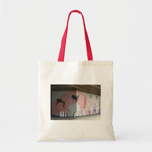 Tote Bag Sumo Mural Wall Art (Devant)