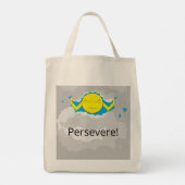 Tote Bag Sun and Storm Clouds:  Grocery (Dos)