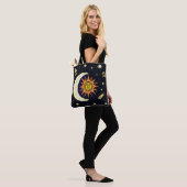 Tote Bag Sun Moon et Stars (Sur le modèle)