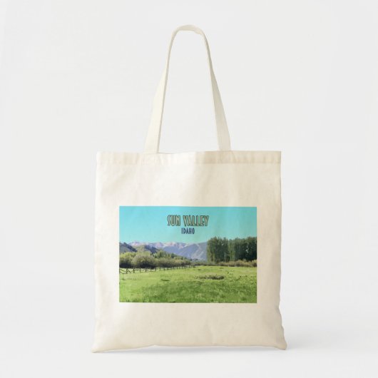 Tote Bag Sun Valley Ketchum Idaho (Devant)