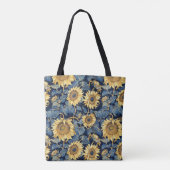 Tote Bag Sunflower Art Nouveau (Dos)