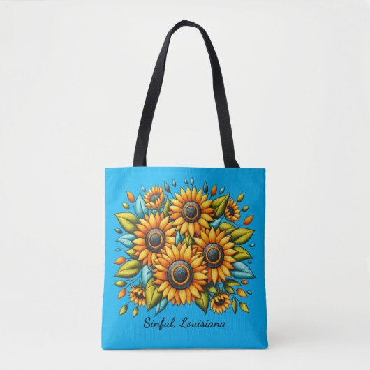 Tote Bag Sunflower Fourre-tout de Fortune (Devant)