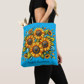 Tote Bag Sunflower Fourre-tout de Fortune (De près)