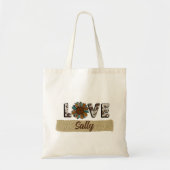 Tote Bag Sunflower Western Loho Boho été (Devant)