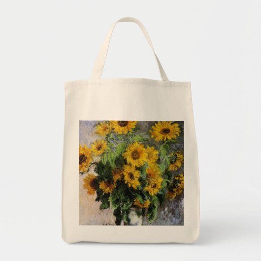 Tote Bag Sunflowers, 1881 par Monet. (Devant)