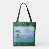 Tote Bag Sunkissé tropical (Dos)