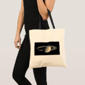 Tote Bag Sunlit Saturn Gas géant Planet par Cassini (Devant (produit))