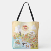 Tote Bag Sunny California Beach Paradise (Dos)