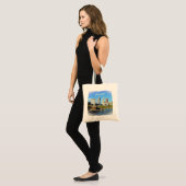Tote Bag Sunny Cleveland River Skyline (Devant (modèle))