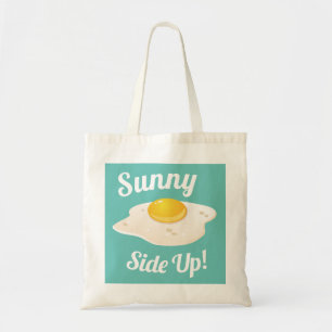 Tote Bag Sunny Side Up Fried Oeuf Bright Breakfast