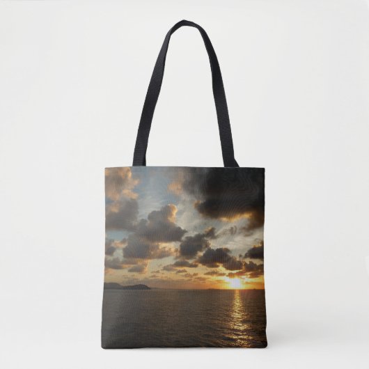 Tote Bag Sunrise aux îles Virgin (Devant)