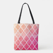 Tote Bag Sunrise Ombre rose (Dos)
