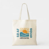 Tote Bag Sunset Beach 50 AF Crew Jolie Anniversaire (Dos)