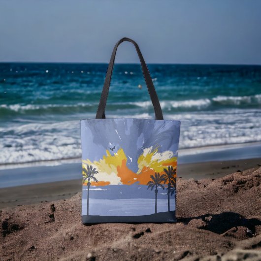 Tote Bag Sunset Beach by © Cathy Thompson