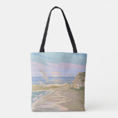 Tote Bag Sunset Beach été (Dos)
