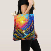 Tote Bag  Sunset Canyon River Art (De près)