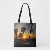 Tote Bag Sunset de Clearwater Beach (Devant)