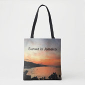 Tote Bag Sunset en Jamaïque (Devant)