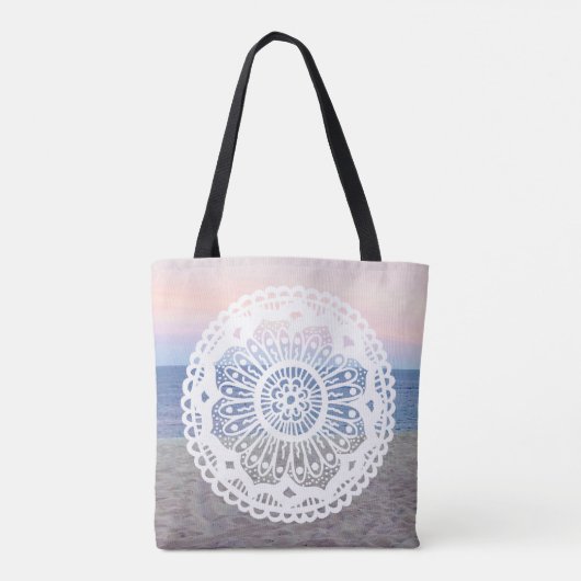 Tote Bag Sunset Mandala (Dos)