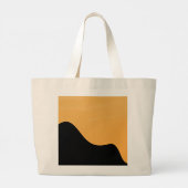 Tote Bag Sunset Mountain silhouette go to bag  (Achterkant)