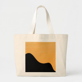 Tote Bag Sunset Mountain silhouette go to bag 