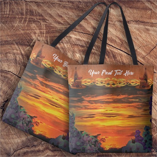 Tote Bag Sunset Plaza Marina 2584