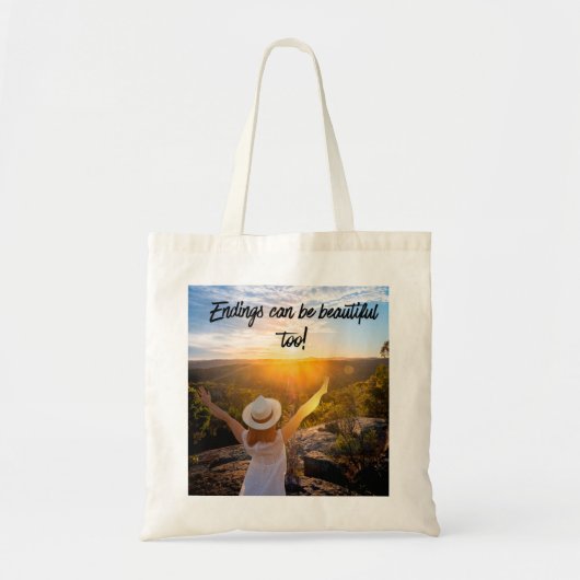 Tote Bag Sunset simple tote for college (Devant)