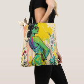 Tote Bag Sunset Tropic Duet (De près)