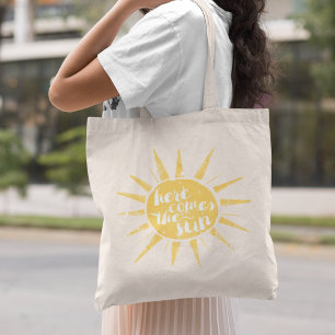 Tote Bag Sunshine Typographie Vintage