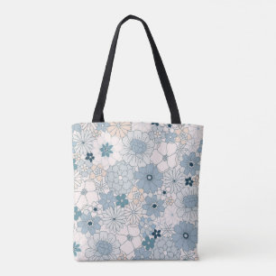 Tote Bag Super Bleu Blossom Fourre-tout