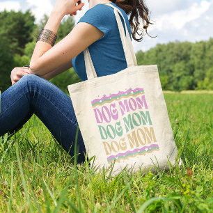 Tote Bag Super Chien Maman Chien Mama toile