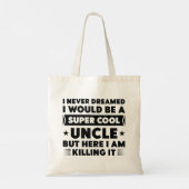 Tote Bag Super Cool oncle (Dos)