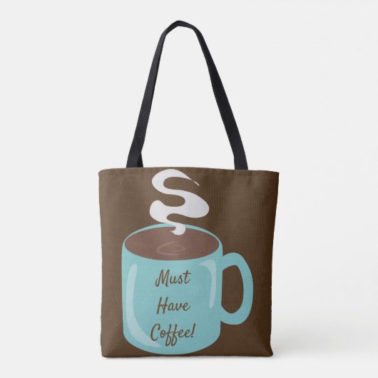 Tote Bag Super Coupe Géante de Café (Dos)