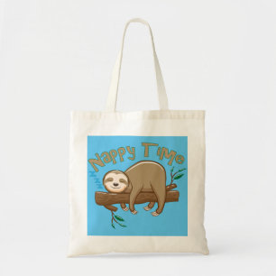 Tote Bag Super Delighful Baby Sloth
