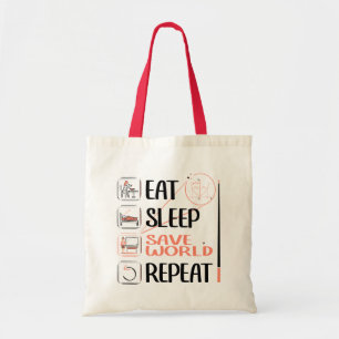 Tote Bag Super enseignant math sauve le monde. Merci Gift